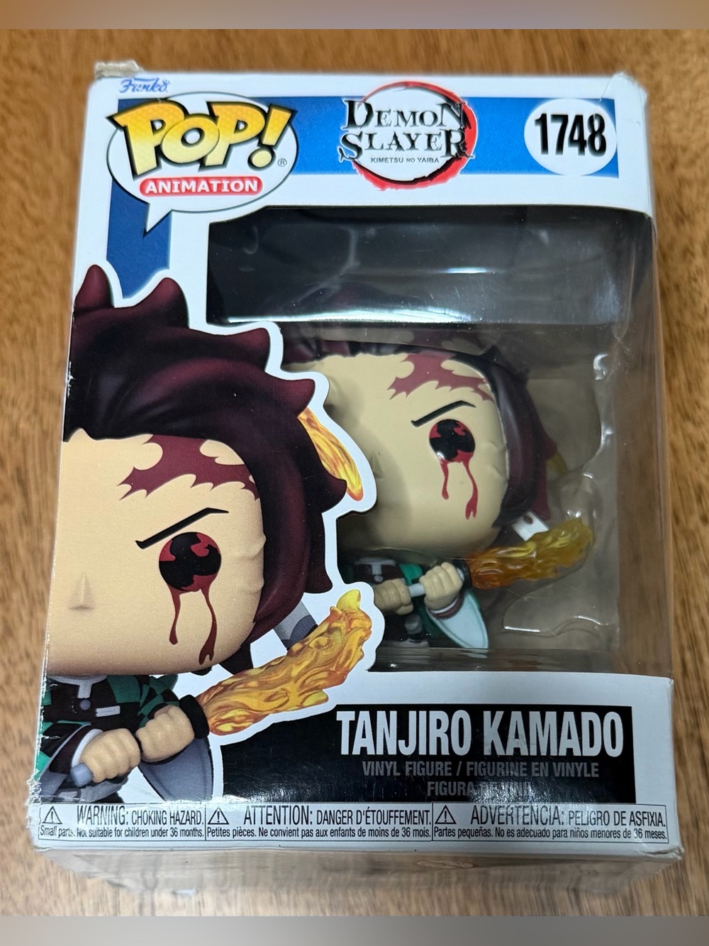 Funko Pop! Animation Demon Slayer Tanjiro Kamado Vinyl Figure #1748